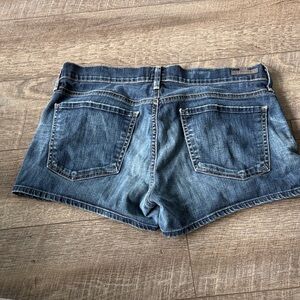 Citizens Of Humanity Blue Denim Cutoff Shorts